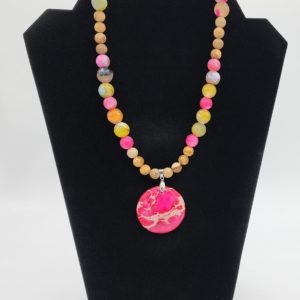 Pink Stone Necklace