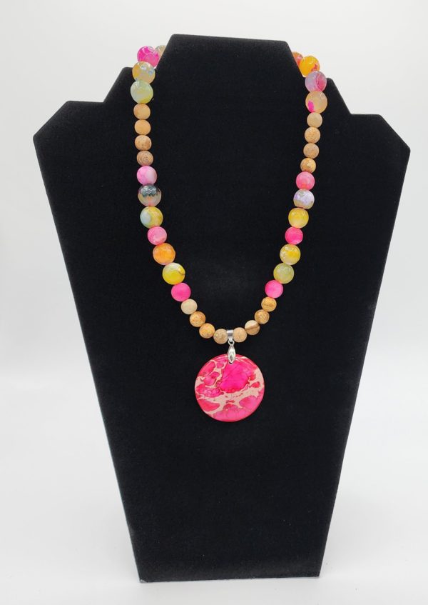 Pink Stone Necklace