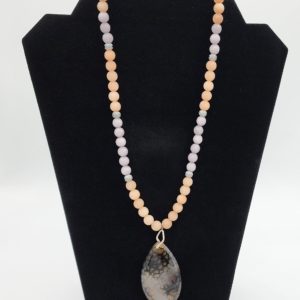 Peach Moonstone- 20in.
